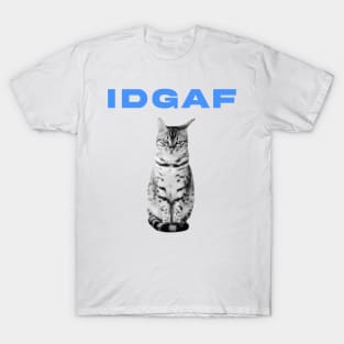 Cat idgaf T-Shirt